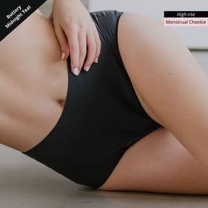 Hey Period! Seamless High-Rise Cheekie in Buttery Midnight Teal