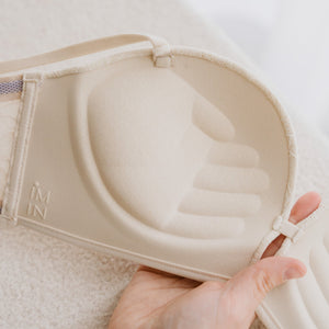 Lift It Up! V2.0 Lace 100% Non-Slip Super Push Up Strapless Wireless Bra in Soft Ivory
