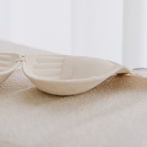 Lift It Up! V2.0 Lace 100% Non-Slip Super Push Up Strapless Wireless Bra in Soft Ivory