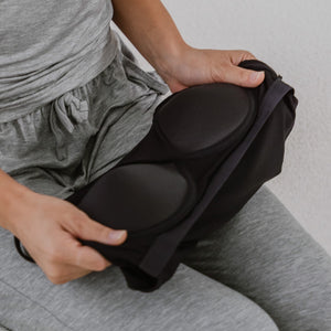 Everyday Bra-less Modal® Fabric Camisole Bra Top in Black (With In-Built Cups)