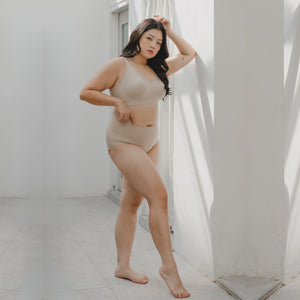 air-ee+ Seamless Bra in Almond Nude (Signature Edition)