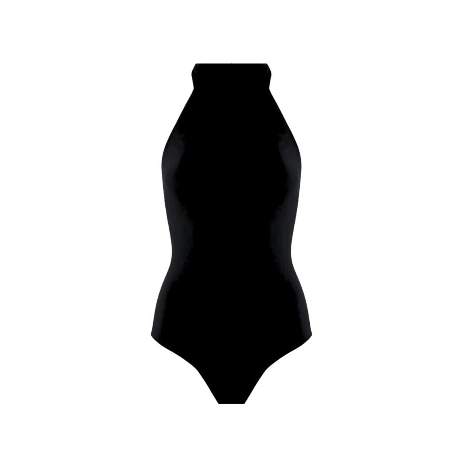 air-ee HalterMuse BareBack Seamless Bodysuit (Signature Edition) in Black