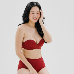 5th Gen 100% Non-Slip Strapless Wireless Bra in Cherry Cream (Limited Edition)