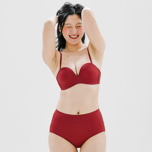 5th Gen 100% Non-Slip Strapless Wireless Bra in Cherry Cream (Limited Edition)