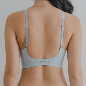 air-ee V-Neck Seamless Pullover Bra (Signature Edition) in Baby Blue