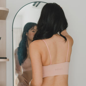 air-ee Scoop Neck Seamless Pullover Bra (Signature Edition) in Baby Pink