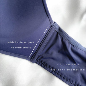Everyday Hustle Wireless T-Shirt Bra in Navy
