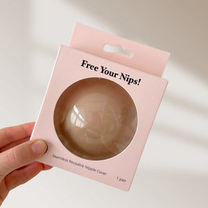 Free Your Nips! Reusable Nipple Cover in Almond Latte