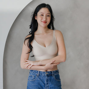 air-ee+ Seamless Bra in Almond Nude (Signature Edition)