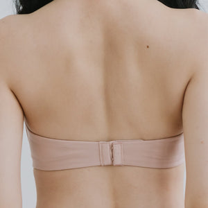 5th Gen 100% Non-Slip Strapless Wireless Bra in Strawberry Cream