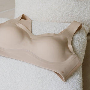 Air-ee Seamless Bra in Almond Nude - Thick Straps (Signature Edition)