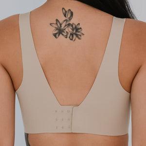 Air-ee Seamless Bra in Almond Nude - Thick Straps (Signature Edition)