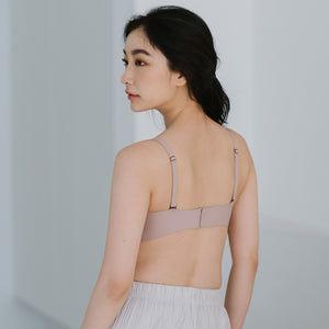 Air-ee Seamless Bra in Creamy Sakura - Square Neck (Signature Edition) *Limited Edition