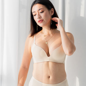 Everyday Hustle Wireless T-Shirt Bra in Nude