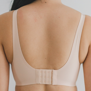 Oompharific! Anti-Slip Super Push Up Seamless Wireless Bra in Pinkish Nude
