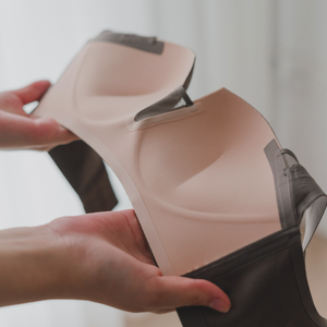 Oompharific! Anti-Slip Super Push Up Seamless Wireless Bra in Pinkish Nude