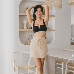 Oompharific! Anti-Slip Super Push Up Seamless Wireless Bra in Black