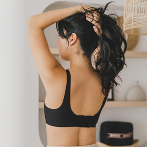 Oompharific! Anti-Slip Super Push Up Seamless Wireless Bra in Black