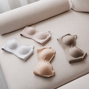 Air-ee Seamless Bra in Milk Tea - Thin Straps (Signature Edition)