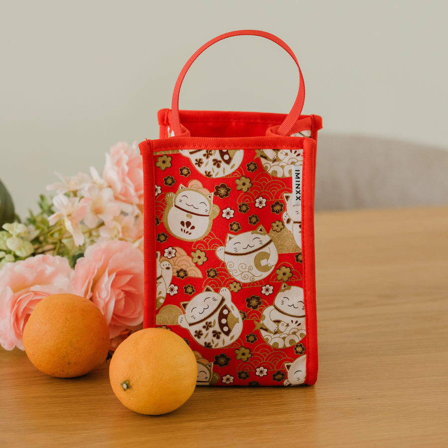 Fortune Cat Orange Bag