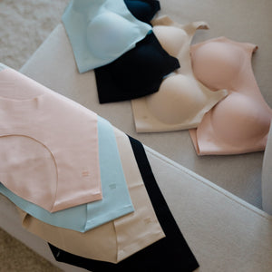 air-ee Scoop Neck Seamless Pullover Bra (Signature Edition) in Baby Pink