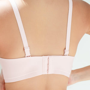 Contour Lift! Seamless Push Up Wireless Bra in Pinkish Nude