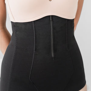 Max Sculptor! 2-in-1 High Compression Shapewear Cheekie in Black