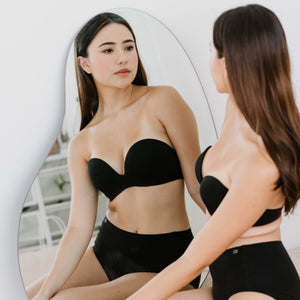 5th Gen 100% Non-Slip Strapless Wireless Bra in Black