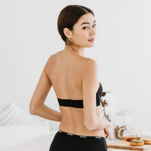 5th Gen 100% Non-Slip Strapless Wireless Bra in Black