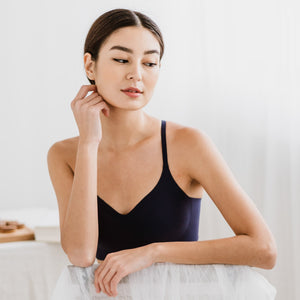 Air-ee Seamless Bra in Midnight Blue - Thin Straps (Signature Edition)