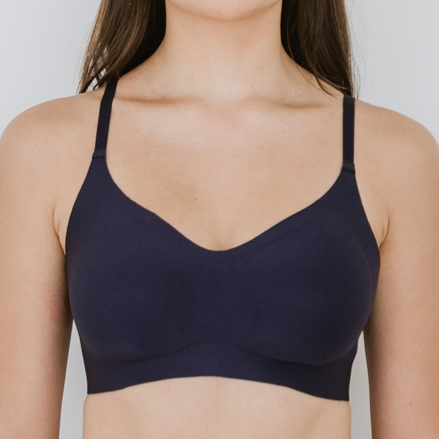 Air-ee Seamless Bra in Midnight Blue - Thin Straps (Signature Edition)
