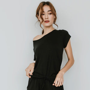 Everyday Modal® Fabric Loungewear set in Black (Size S Only)