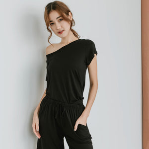 Everyday Modal® Fabric Loungewear set in Black (Size S Only)