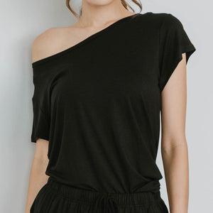 Everyday Modal® Fabric Loungewear set in Black (Size S Only)