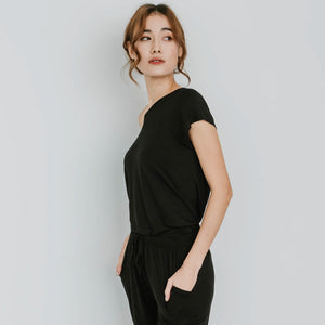 Everyday Modal® Fabric Loungewear set in Black (Size S Only)