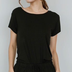 Everyday Modal® Fabric Loungewear set in Black (Size S Only)