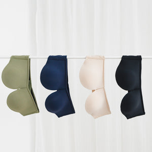 LIFT IT UP! V2.0 100% Non-Slip Super Push Up Strapless Wireless Bra in Beige Nude