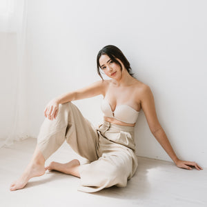 LIFT IT UP! V2.0 100% Non-Slip Super Push Up Strapless Wireless Bra in Beige Nude