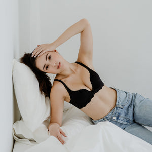 Perk Me Up! Seamless Super Push Up Wireless Bra in Matte Black