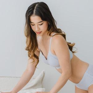 air-ee Lace Seamless Bra in Cotton Candy Blue (Signature Edition)