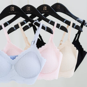 air-ee Lace Seamless Bra in Cotton Candy Pink (Signature Edition)