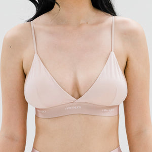 Soft-Cup Modal Lightly-Lined Bralette in Champagne Mist