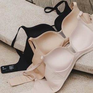 Everyday sofTEE Seamless Wireless T-shirt Bra in Oatmilk Nude